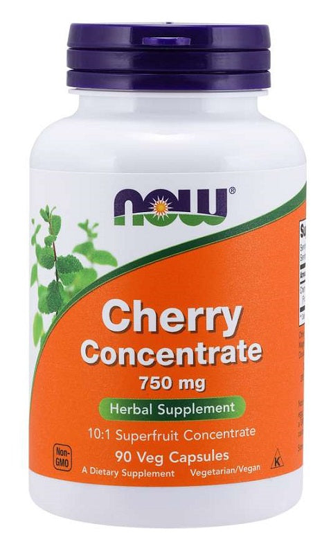 NOW Foods Cherry Concentrate, 750mg - 90 vcaps | High-Quality Health and Wellbeing | MySupplementShop.co.uk