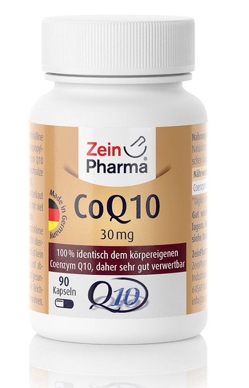 Zein Pharma Coenzyme Q10, 30mg - 90 caps | High-Quality Health and Wellbeing | MySupplementShop.co.uk
