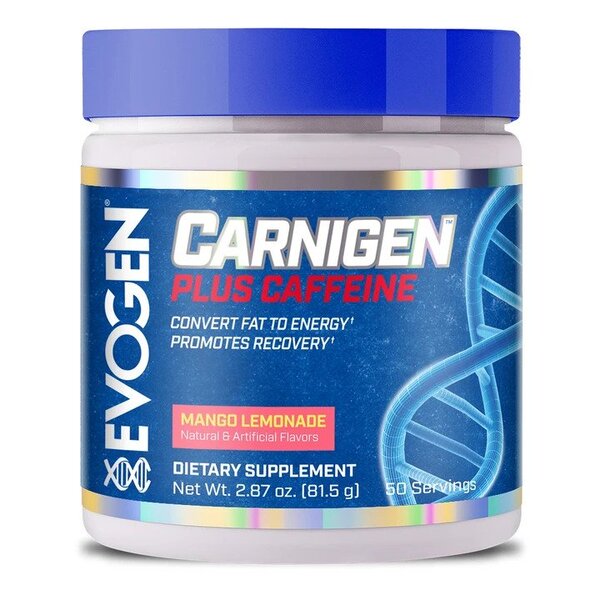 Evogen Carnigen Plus Caffeine, Mango Lemonade - 81 grams - Default Title - Slimming and Weight Management at MySupplementShop by Evogen