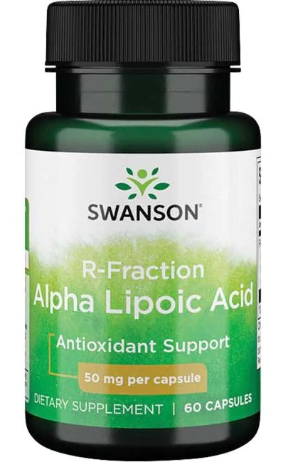 Swanson R-Fraction Alpha Lipoic Acid, 50mg - 60 caps | High-Quality Health and Wellbeing | MySupplementShop.co.uk