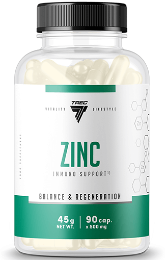Trec Nutrition Zinc - 90 caps | High-Quality Sports Supplements | MySupplementShop.co.uk