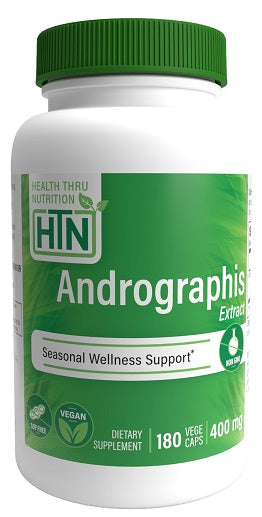 Health Thru Nutrition Andrographis Extract, 400mg - 180 vcaps | High-Quality Sports Supplements | MySupplementShop.co.uk