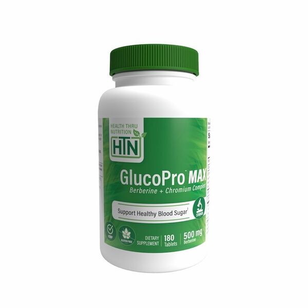 Health Thru Nutrition GlucoPro Max - 180 tabs | High-Quality Multiminerals | MySupplementShop.co.uk