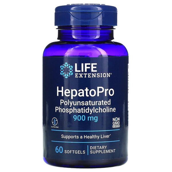 Life Extension HepatoPro Polyunsaturated Phosphatidylcholine, 900mg - 60 softgels - Liver Support at MySupplementShop by Life Extension