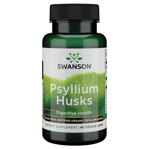 Swanson Psyllium Husks, 625mg - 60 vcaps | High-Quality Sports Supplements | MySupplementShop.co.uk