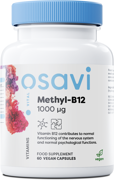 Osavi Methyl-B12, 1000mcg - 60 vegan caps | High-Quality Sports Supplements | MySupplementShop.co.uk