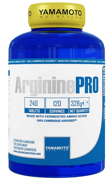 Yamamoto Nutrition Arginine PRO, Cambridge Assured - 240 tablets | High-Quality Amino Acids and BCAAs | MySupplementShop.co.uk