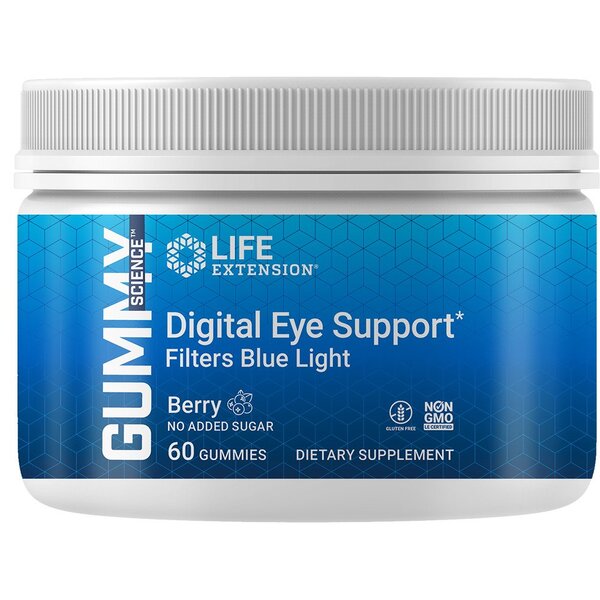 Life Extension Digital Eye Support Gummies, Berry - 60 gummies | High-Quality Eye Health | MySupplementShop.co.uk
