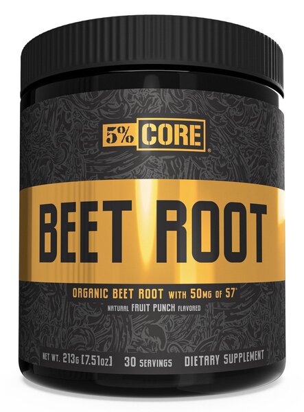 5% Nutrition Beet Root - Core Series, Fruit Punch - 213 grams | High-Quality Nitric Oxide Boosters | MySupplementShop.co.uk