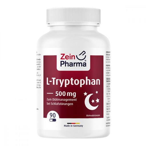 Zein Pharma L-Tryptophan, 500mg - 90 vcaps - Amino Acids and BCAAs at MySupplementShop by Zein Pharma