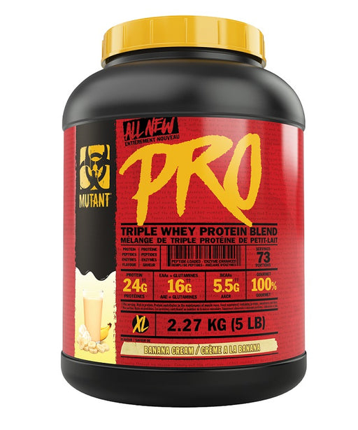 Mutant Pro, Banana Cream - 2270 grams | High-Quality Amino Acids and BCAAs | MySupplementShop.co.uk