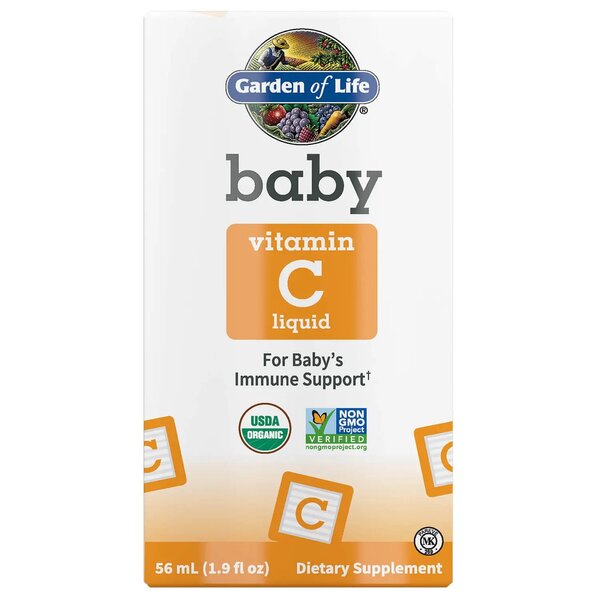 Garden of Life Baby Vitamin C Liquid - 56 ml. | High-Quality Single Vitamins | MySupplementShop.co.uk