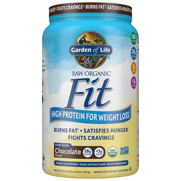 Garden of Life Raw Organic Fit, Chocolate - 910g | High-Quality Protein | MySupplementShop.co.uk