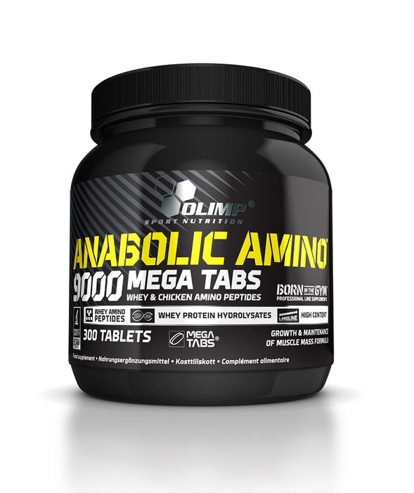 Olimp Nutrition Anabolic Amino 9000, Mega Tabs - 300 tablets - Default Title - Amino Acids and BCAAs at MySupplementShop by Olimp Nutrition