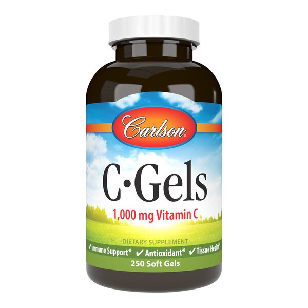 Carlson Labs C-Gels, 1000mg - 250 softgels - Health and Wellbeing at MySupplementShop by Carlson Labs