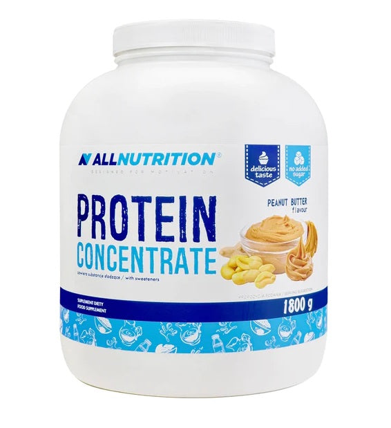 Allnutrition Protein Concentrate, Peanut Butter - 1800 grams | High-Quality Protein | MySupplementShop.co.uk