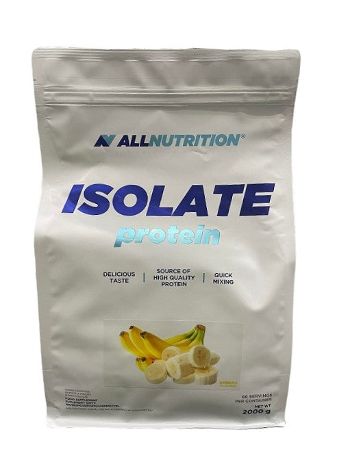 Allnutrition Isolate Protein, Banana - 2000 grams | High-Quality Protein | MySupplementShop.co.uk