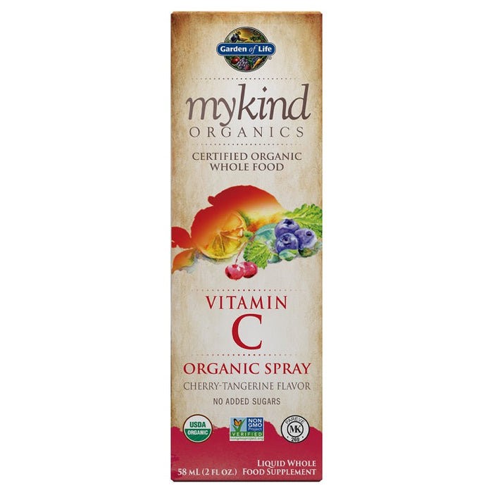 Garden of Life Mykind Organics Vitamin C Organic Spray, Cherry-Tangerine - 58 ml. - Vitamins & Minerals at MySupplementShop by Garden of Life