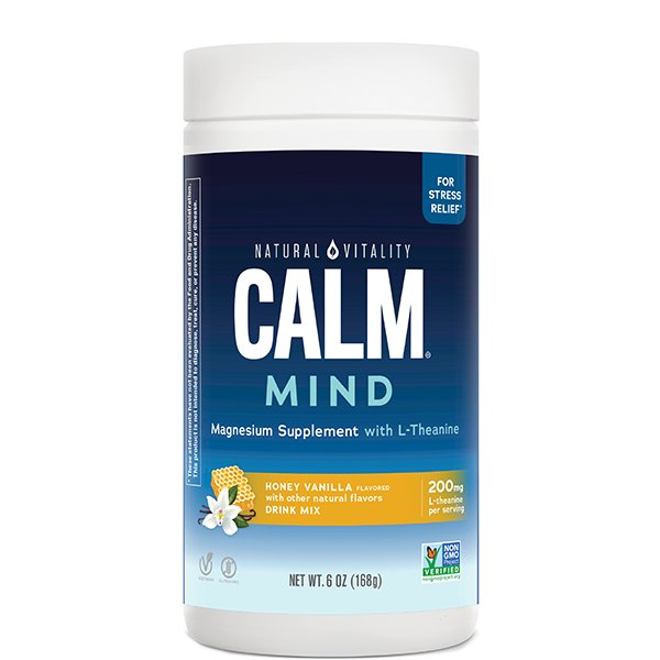 Natural Vitality Calm Mind, Honey Vanilla - 168g | High-Quality Sports Supplements | MySupplementShop.co.uk