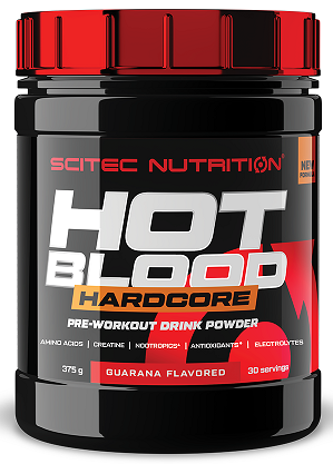 Hot Blood Hardcore, Guarana (EAN 5999100032187) - 375g by SciTec at MYSUPPLEMENTSHOP.co.uk